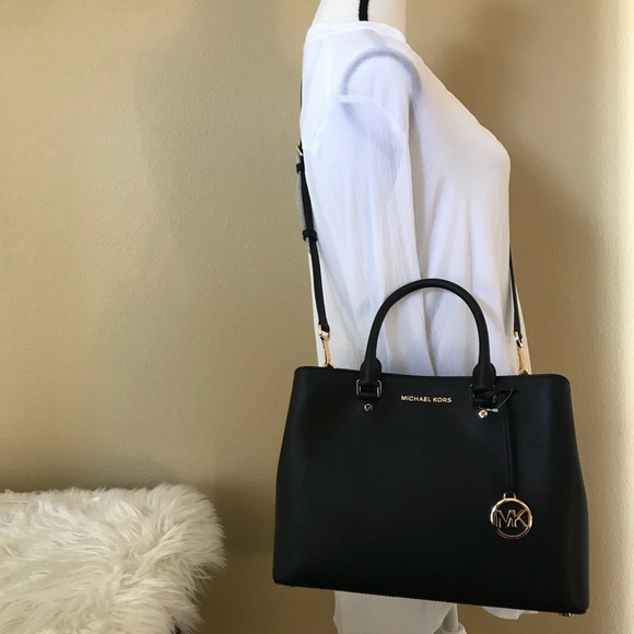 Michael Kors Large black savannah satchel & wallet - Picture 6 of 8